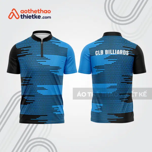 Mẫu thiết kế áo đồng phục thi đấu billiards bab556