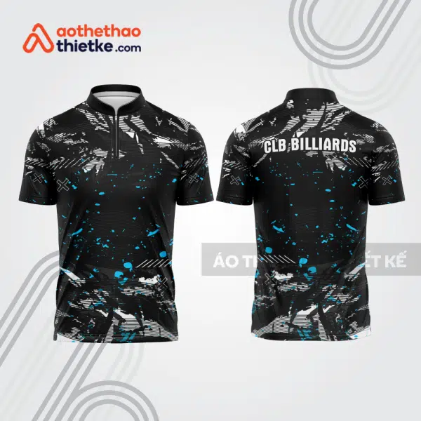 Mẫu thiết kế áo đồng phục thi đấu billiards bab561