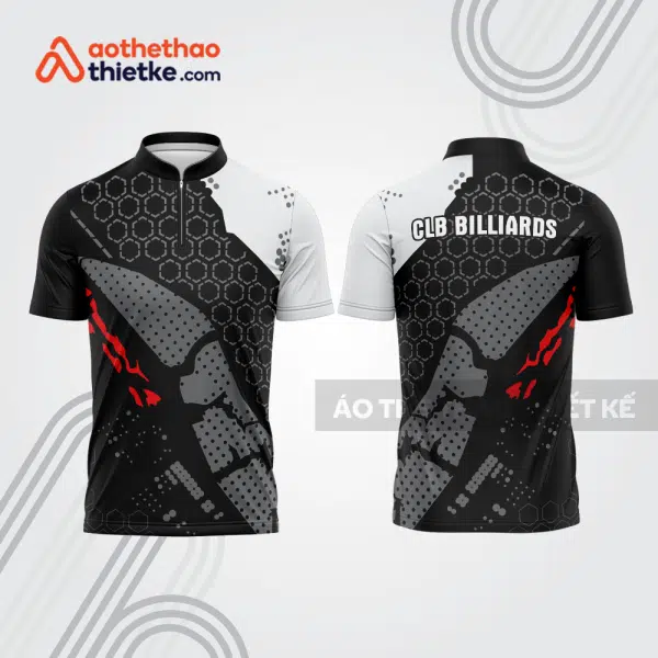 Mẫu thiết kế áo đồng phục thi đấu billiards bab562