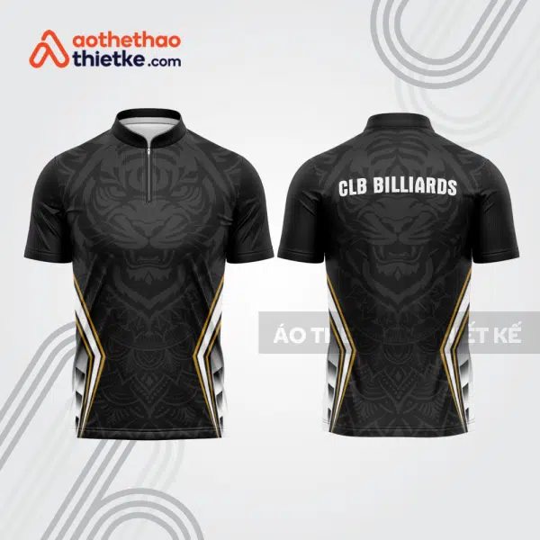 Mẫu thiết kế áo đồng phục thi đấu billiards bab563