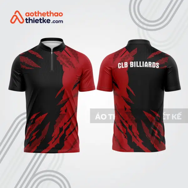 Mẫu thiết kế áo đồng phục thi đấu billiards bab565