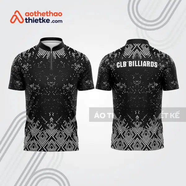 Mẫu thiết kế áo đồng phục thi đấu billiards bab567