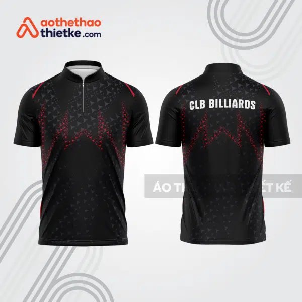 Mẫu thiết kế áo đồng phục thi đấu billiards bab571