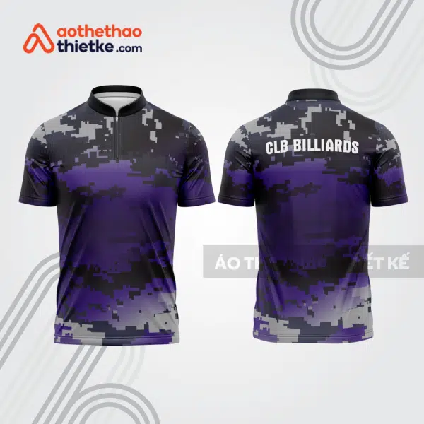 Mẫu thiết kế áo đồng phục thi đấu billiards bab577