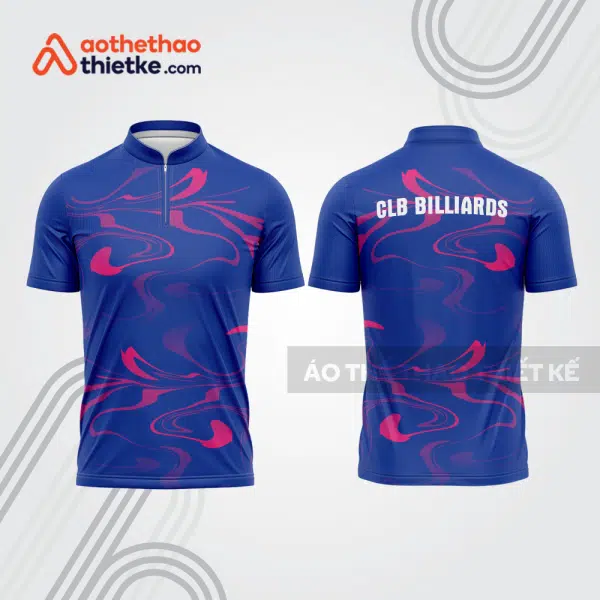 Mẫu thiết kế áo đồng phục thi đấu billiards bab581