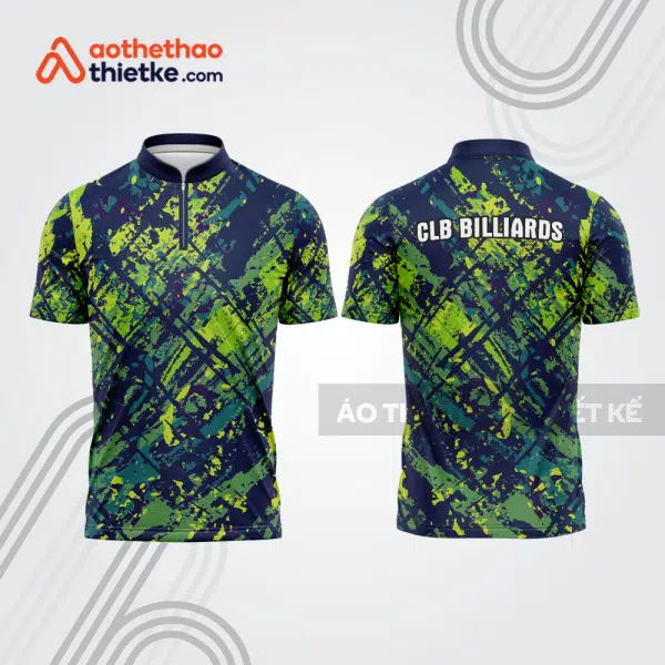 Mẫu thiết kế áo đồng phục thi đấu billiards bab582