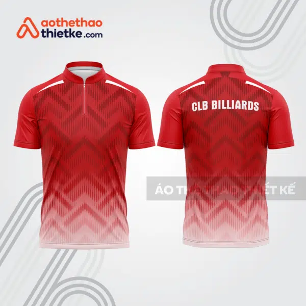 Mẫu thiết kế áo đồng phục thi đấu billiards bab585