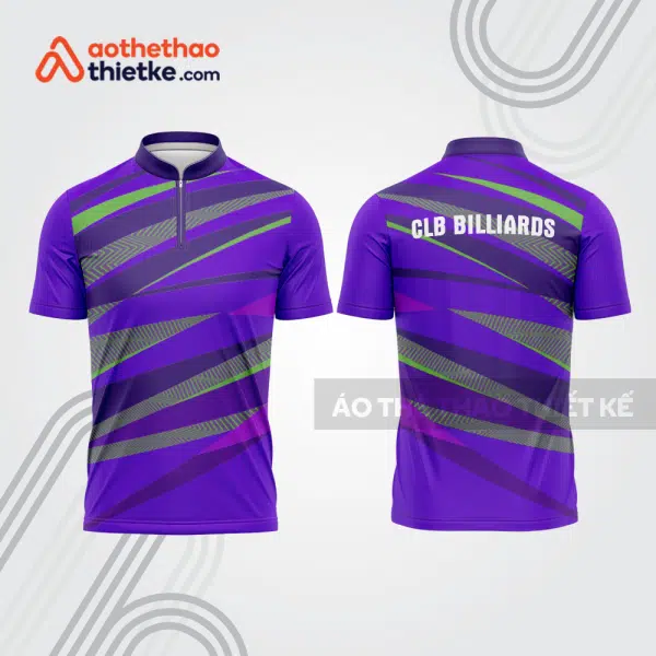 Mẫu thiết kế áo đồng phục thi đấu billiards bab586