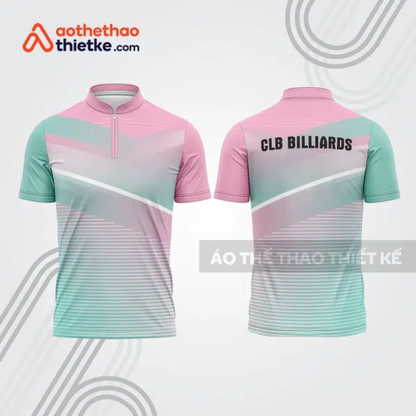 Mẫu thiết kế áo đồng phục thi đấu billiards bab590