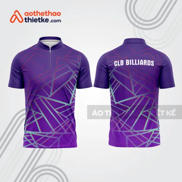 Mẫu thiết kế áo đồng phục thi đấu billiards bab591