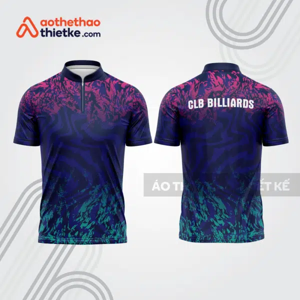 Mẫu thiết kế áo đồng phục thi đấu billiards bab594
