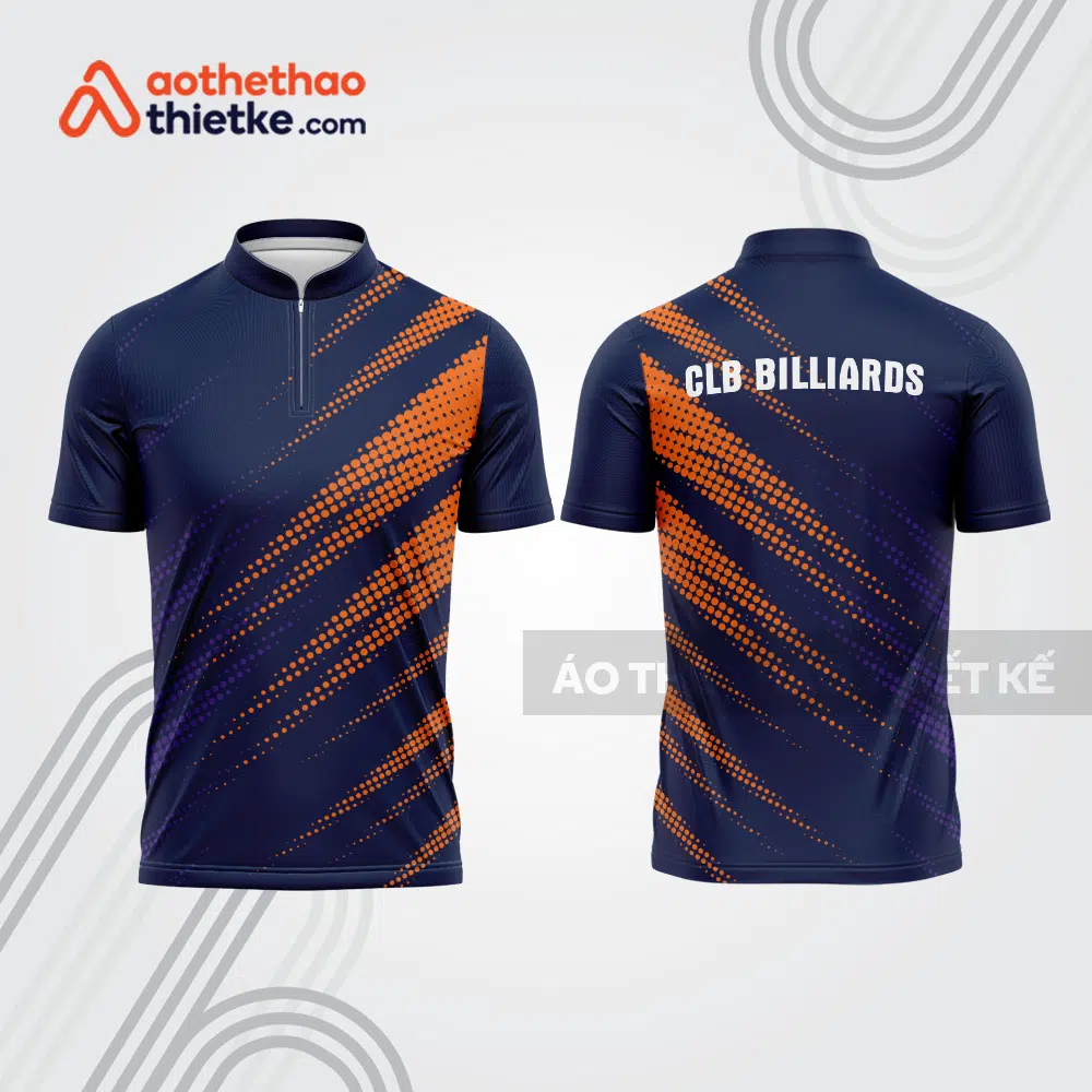Mẫu thiết kế áo đồng phục thi đấu billiards bab607
