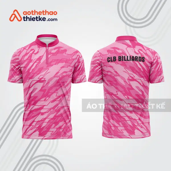 Mẫu thiết kế áo đồng phục thi đấu billiards bab615