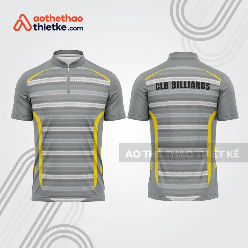Mẫu thiết kế áo đồng phục thi đấu billiards bab616