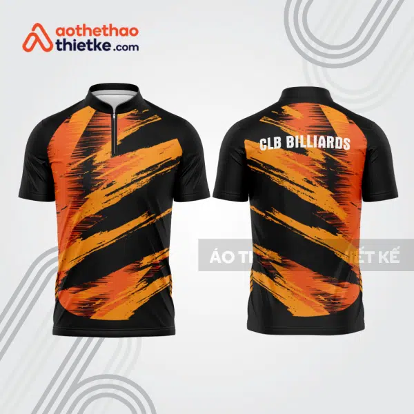Mẫu thiết kế áo đồng phục thi đấu billiards bab619