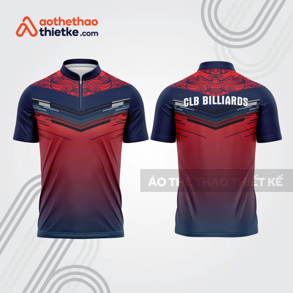 Mẫu thiết kế áo đồng phục thi đấu billiards bab620