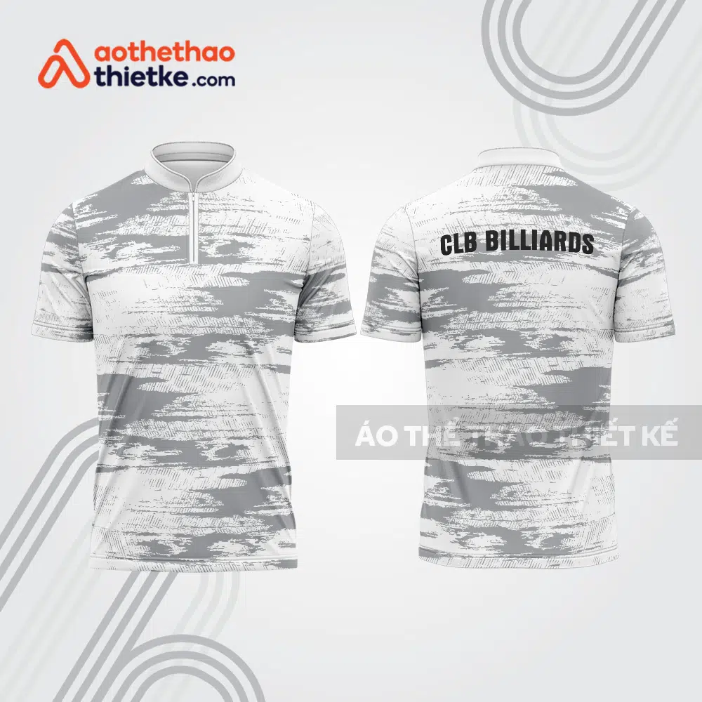 Mẫu thiết kế áo đồng phục thi đấu billiards bab621