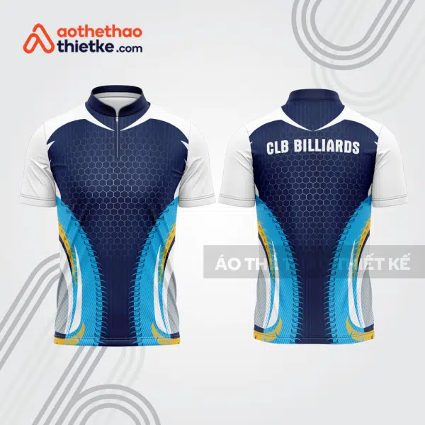 Mẫu thiết kế áo đồng phục thi đấu billiards bab625