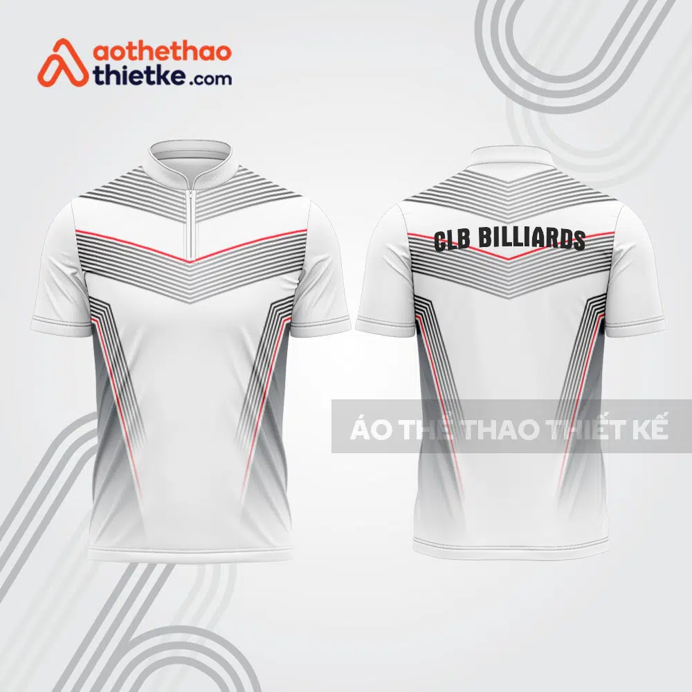 Mẫu thiết kế áo đồng phục thi đấu billiards bab627