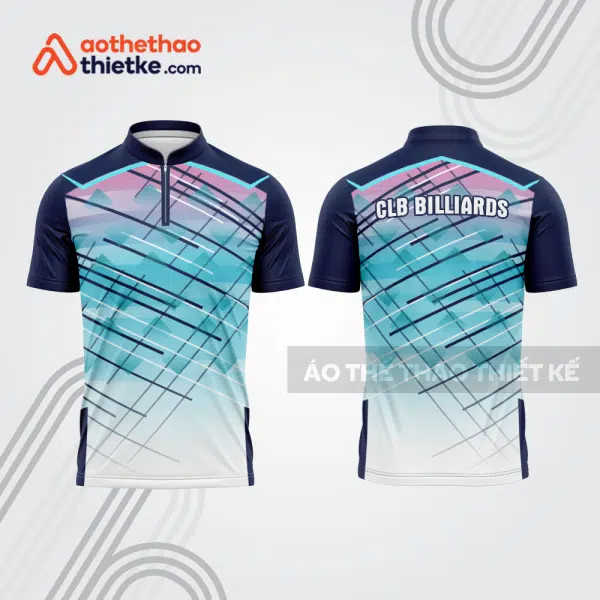 Mẫu thiết kế áo đồng phục thi đấu billiards bab628
