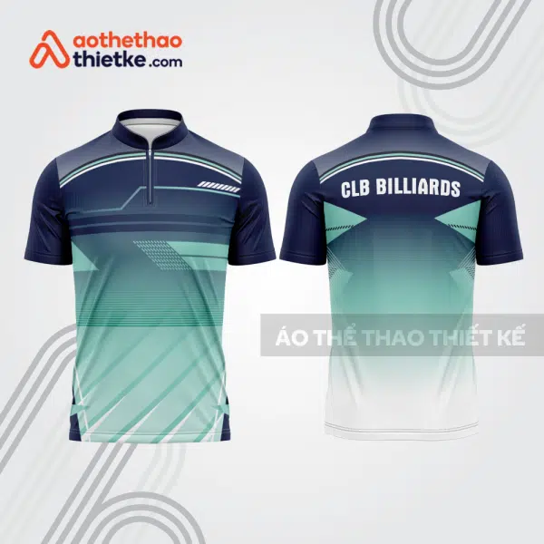 Mẫu thiết kế áo đồng phục thi đấu billiards bab630
