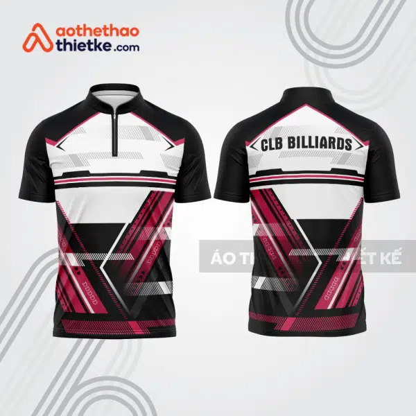 Mẫu thiết kế áo đồng phục thi đấu billiards bab636
