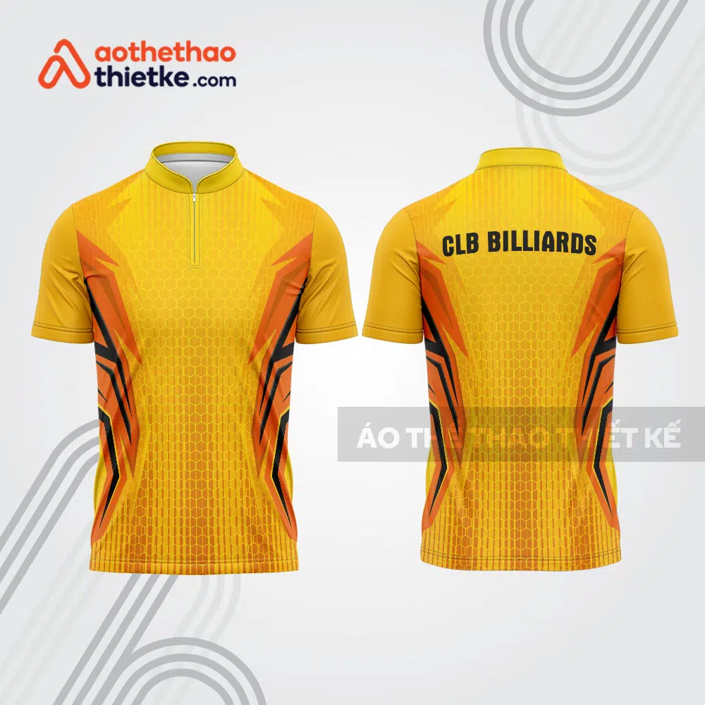 Mẫu thiết kế áo đồng phục thi đấu billiards bab637