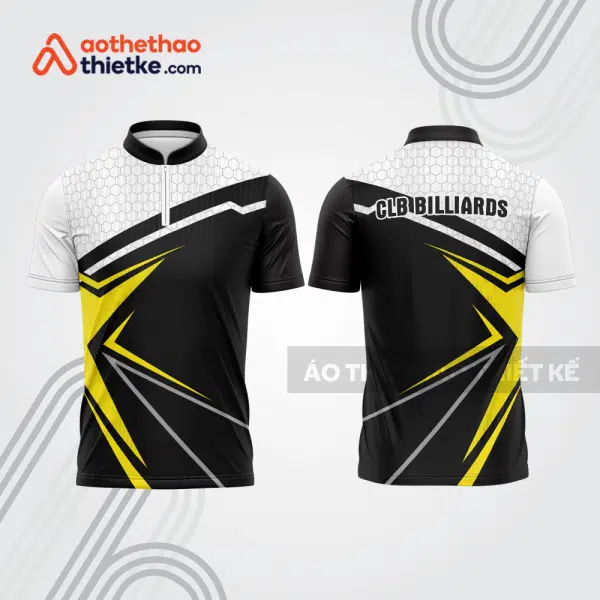 Mẫu thiết kế áo đồng phục thi đấu billiards bab644