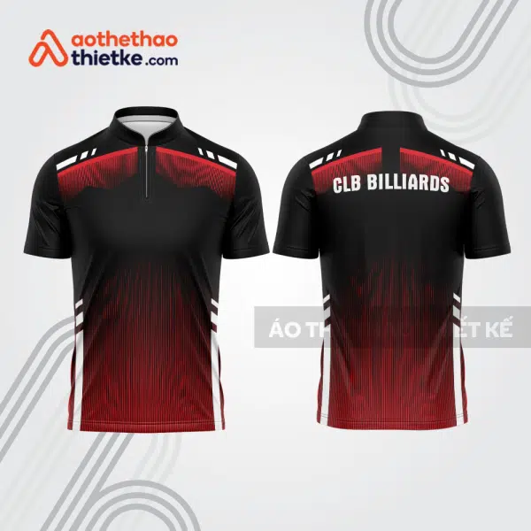 Mẫu thiết kế áo đồng phục thi đấu billiards bab645