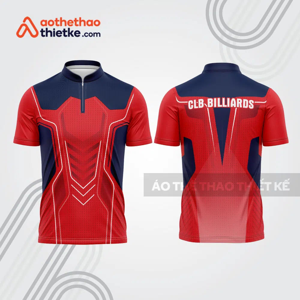Mẫu thiết kế áo đồng phục thi đấu billiards bab647