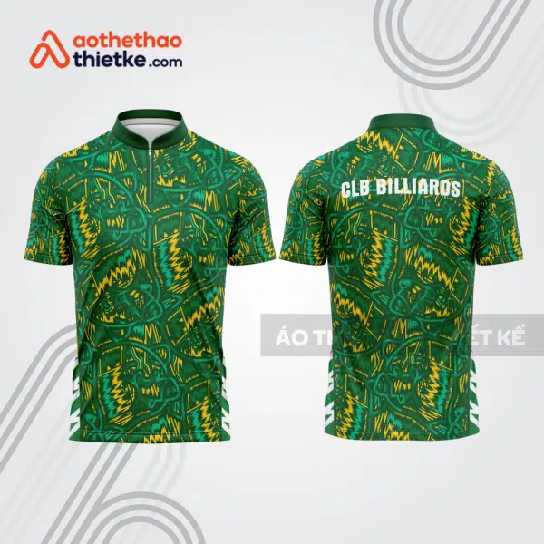 Mẫu thiết kế áo đồng phục thi đấu billiards bab649