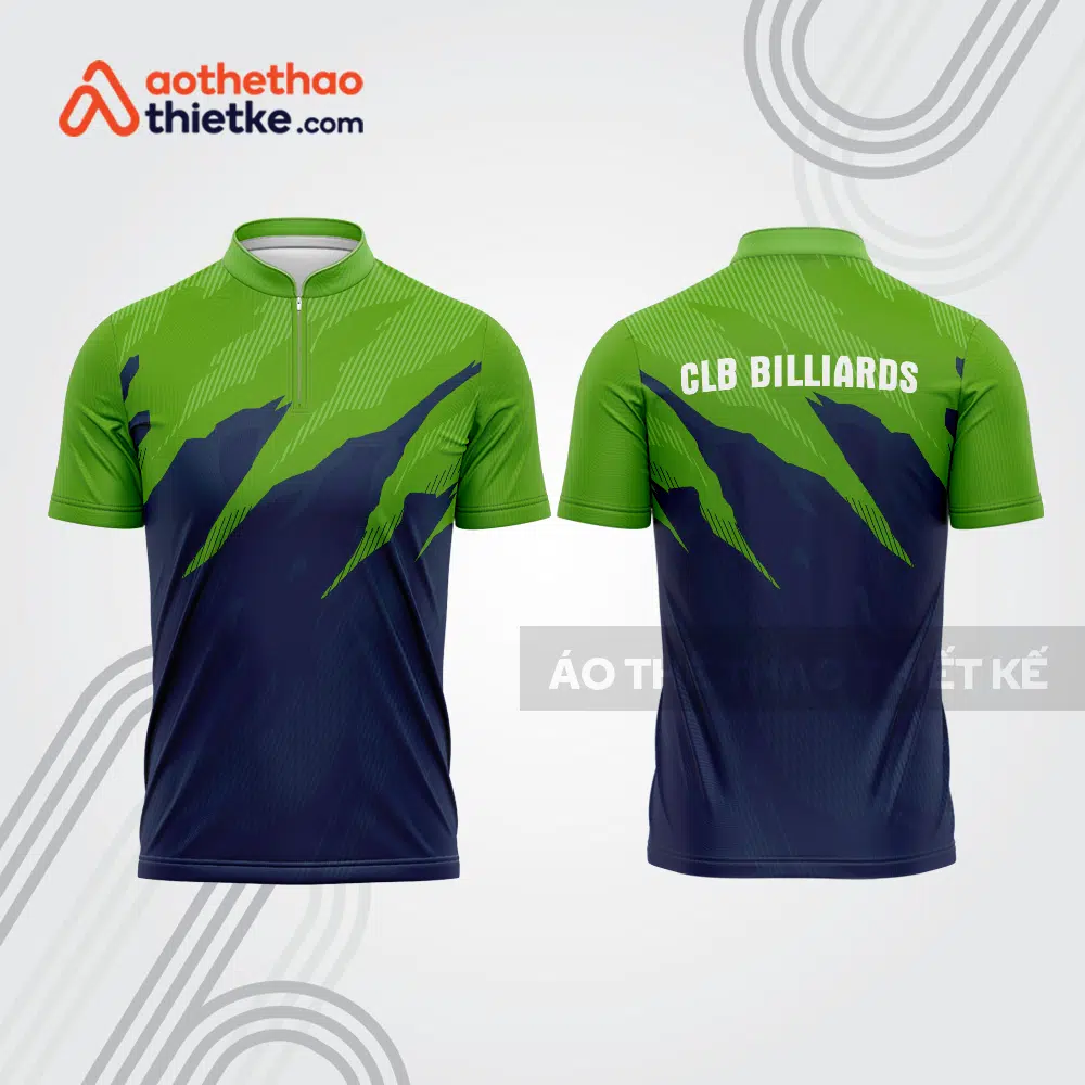 Mẫu thiết kế áo đồng phục thi đấu billiards bab650