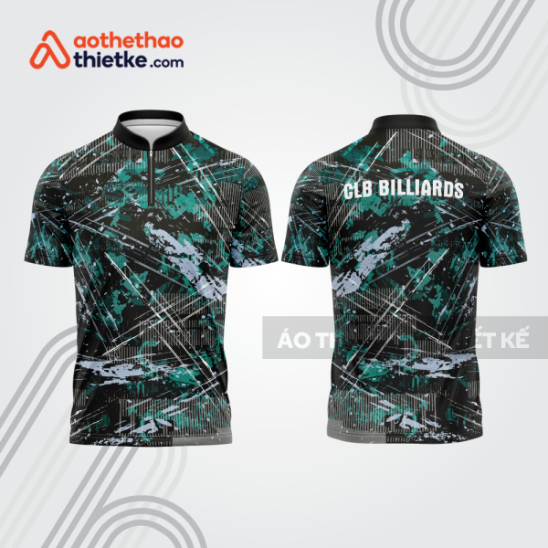Mẫu thiết kế áo đồng phục thi đấu billiards bab654