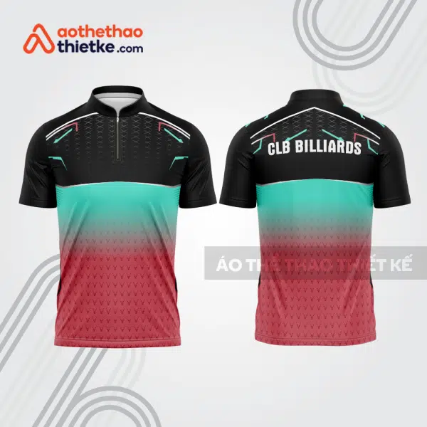 Mẫu thiết kế áo đồng phục thi đấu billiards bab655