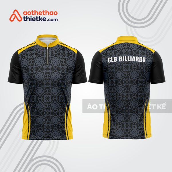 Mẫu thiết kế áo đồng phục thi đấu billiards bab656