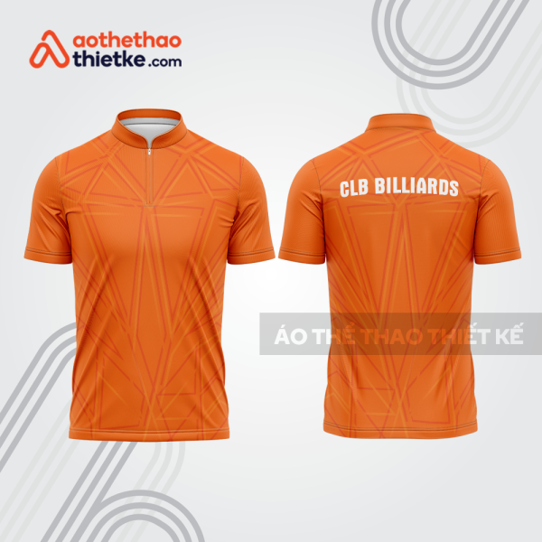 Mẫu thiết kế áo đồng phục thi đấu billiards bab659