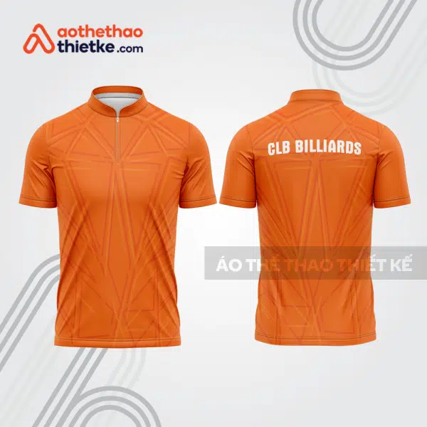 Mẫu thiết kế áo đồng phục thi đấu billiards bab659