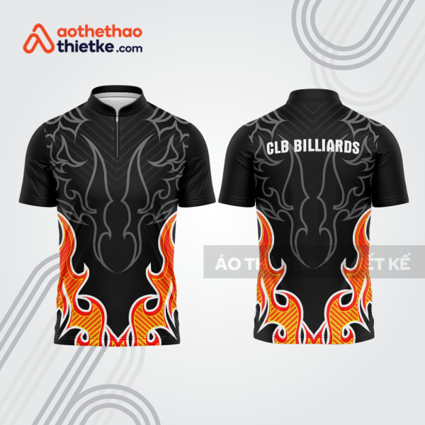 Mẫu thiết kế áo đồng phục thi đấu billiards bab660