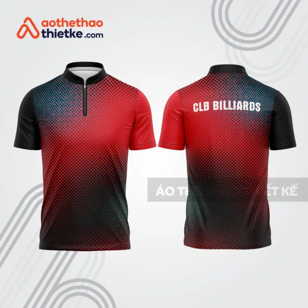 Mẫu thiết kế áo đồng phục thi đấu billiards bab661