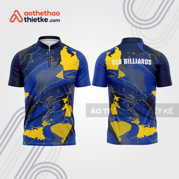 Mẫu thiết kế áo đồng phục thi đấu billiards bab663