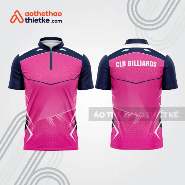 Mẫu thiết kế áo đồng phục thi đấu billiards bab664