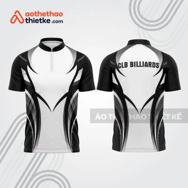 Mẫu thiết kế áo đồng phục thi đấu billiards bab665