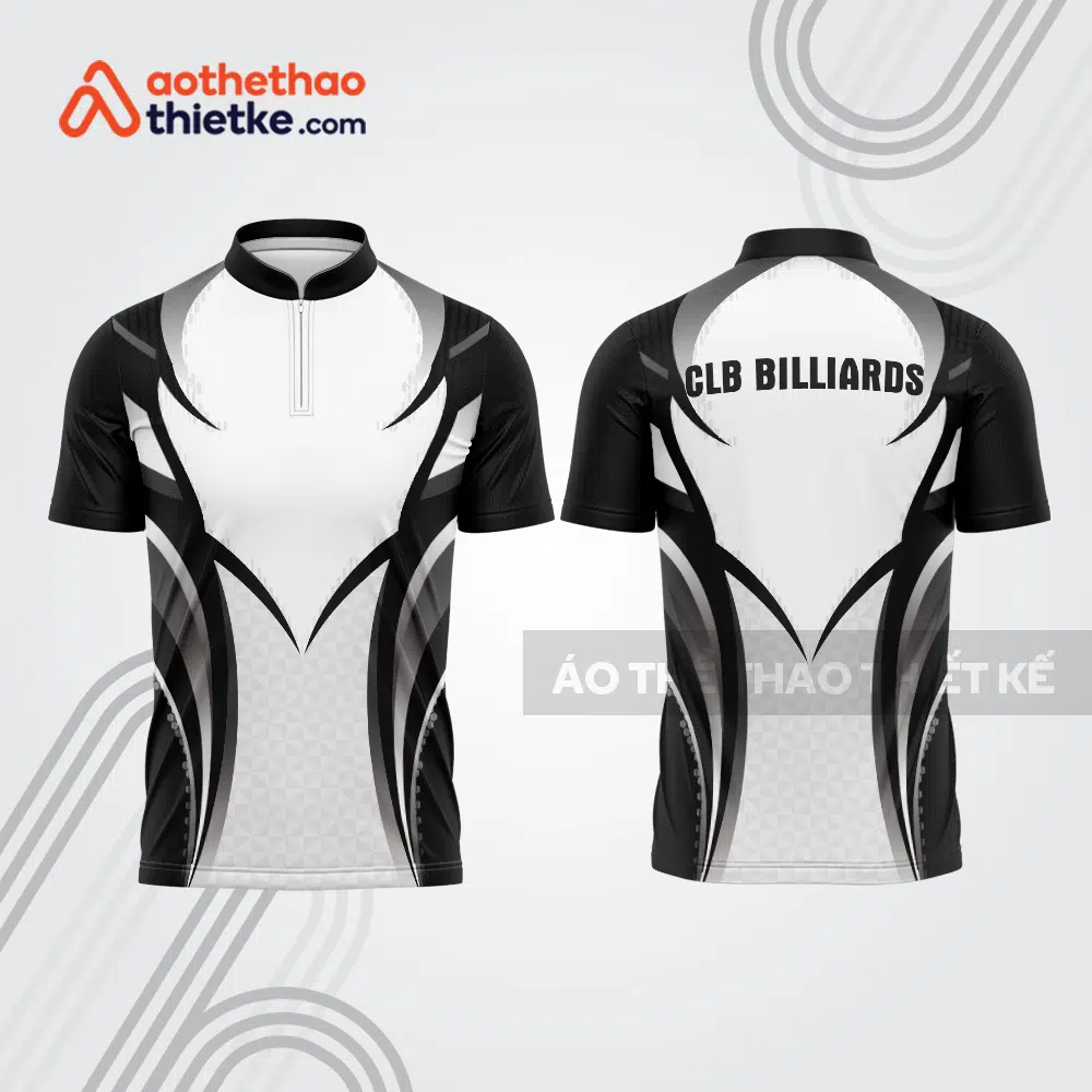 Mẫu thiết kế áo đồng phục thi đấu billiards bab665