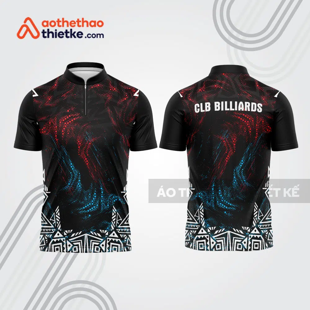 Mẫu thiết kế áo đồng phục thi đấu billiards bab666