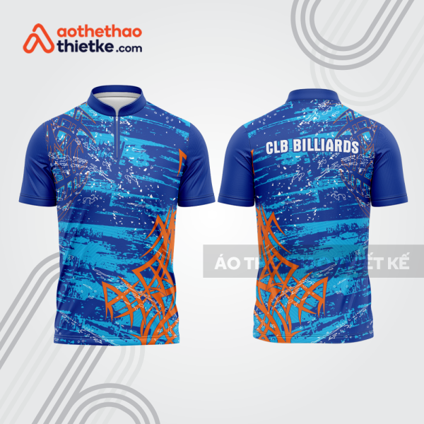 Mẫu thiết kế áo đồng phục thi đấu billiards bab667