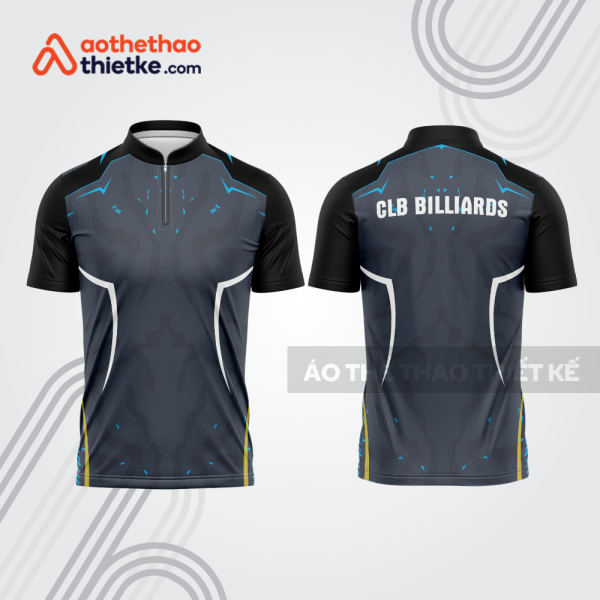 Mẫu thiết kế áo đồng phục thi đấu billiards bab671