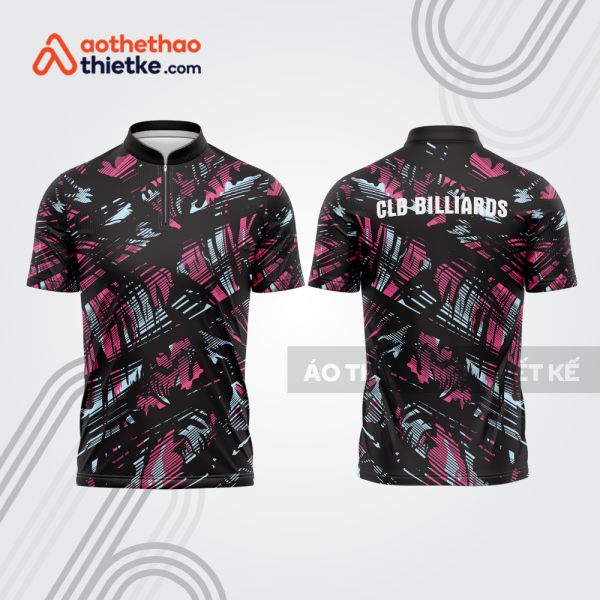 Mẫu thiết kế áo đồng phục thi đấu billiards bab673