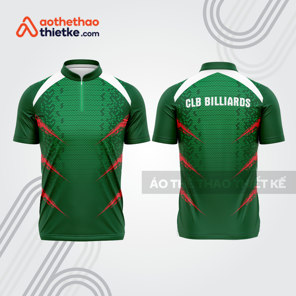 Mẫu thiết kế áo đồng phục thi đấu billiards bab676