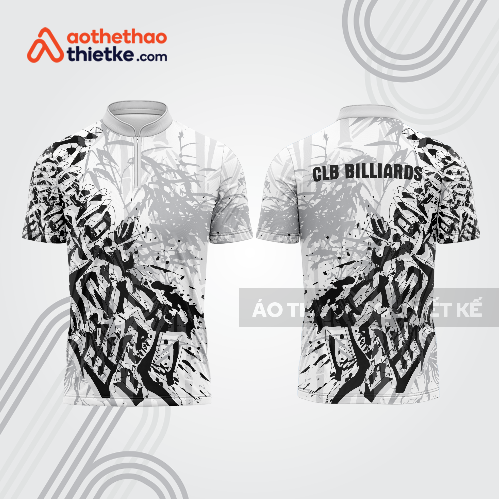 Mẫu thiết kế áo đồng phục thi đấu billiards bab679
