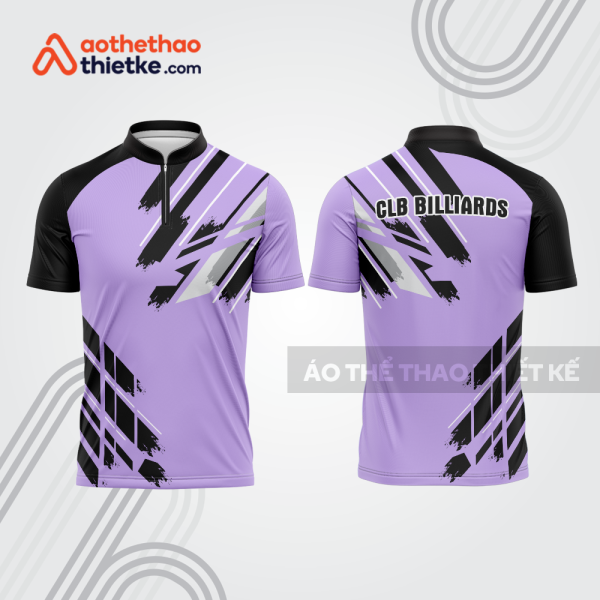 Mẫu thiết kế áo đồng phục thi đấu billiards bab682